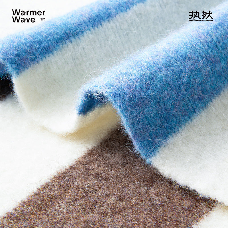 WHITE SNOW SCARF