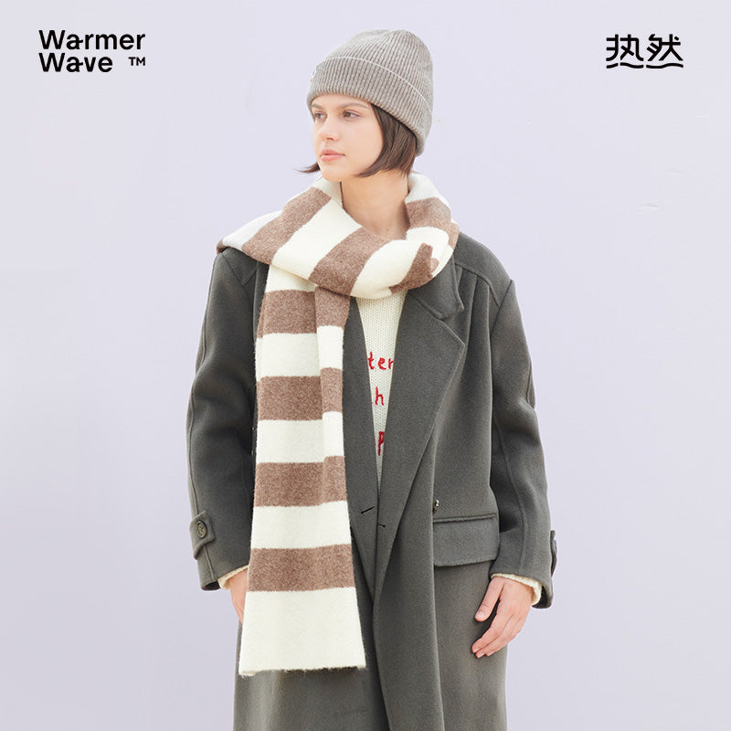 WHITE SNOW SCARF