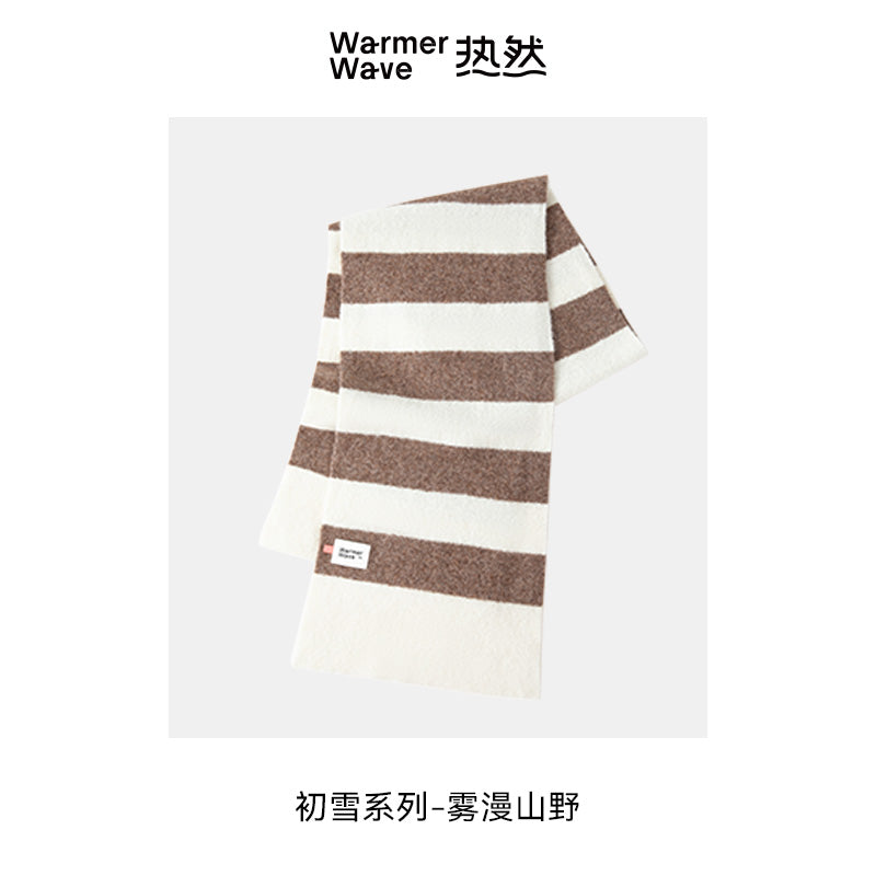 WHITE SNOW SCARF