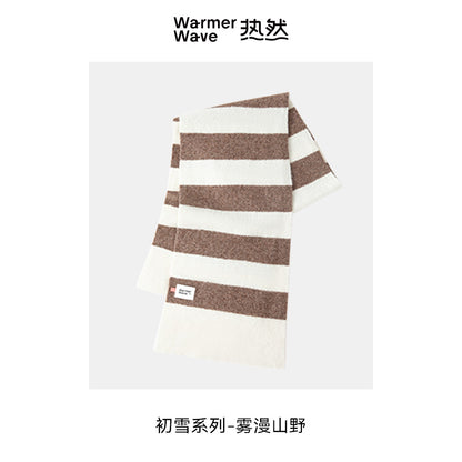 WHITE SNOW SCARF